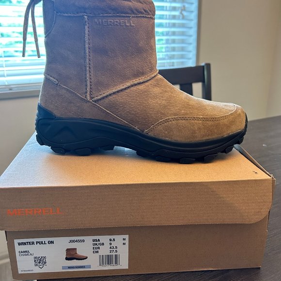 Merrell Winter Pull on boots in Camel- brand new - Picture 1 of 6